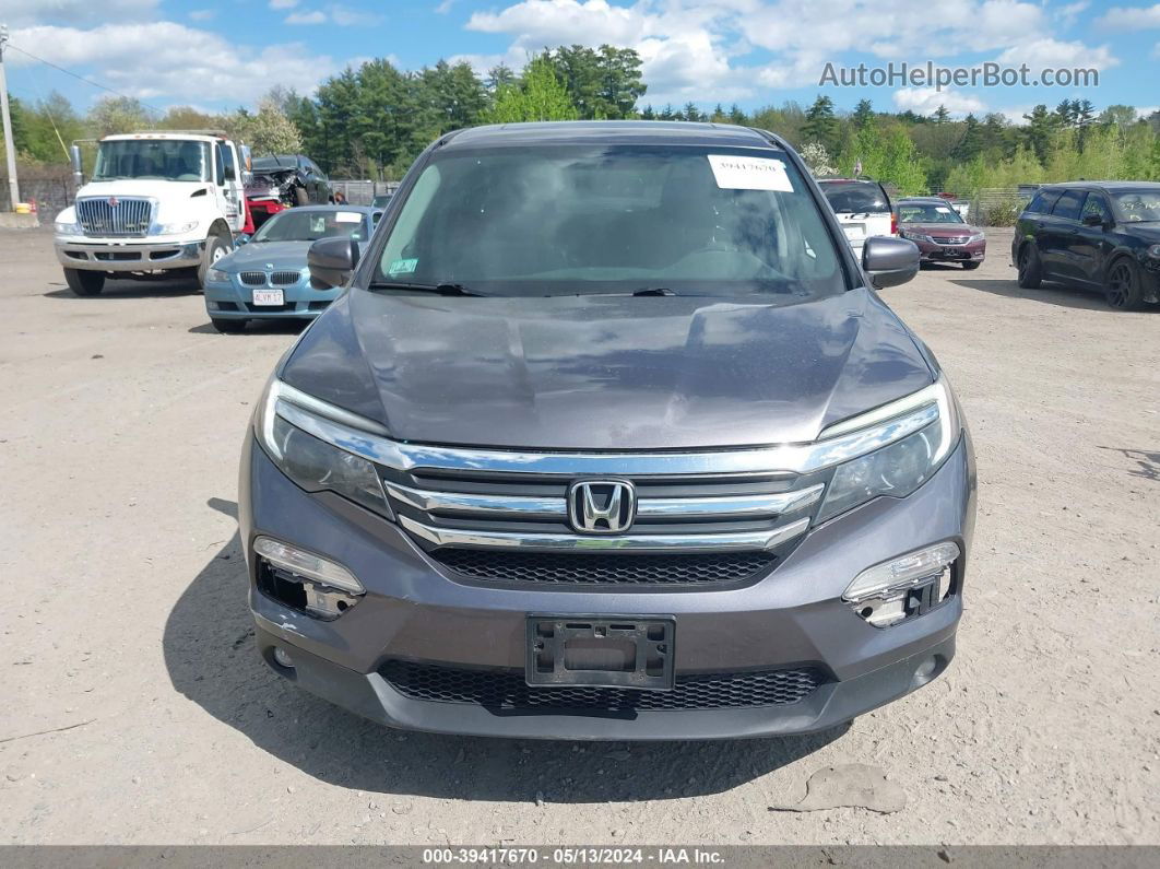 2016 Honda Pilot Ex-l Gray vin: 5FNYF6H70GB073998