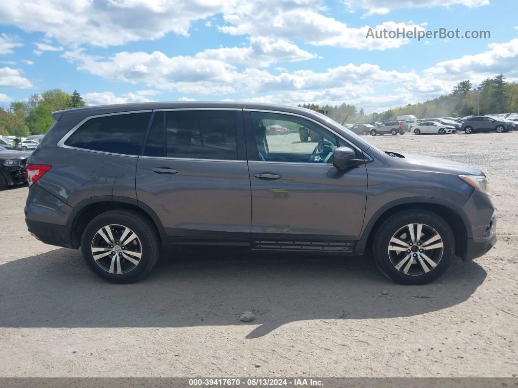 2016 Honda Pilot Ex-l Gray vin: 5FNYF6H70GB073998