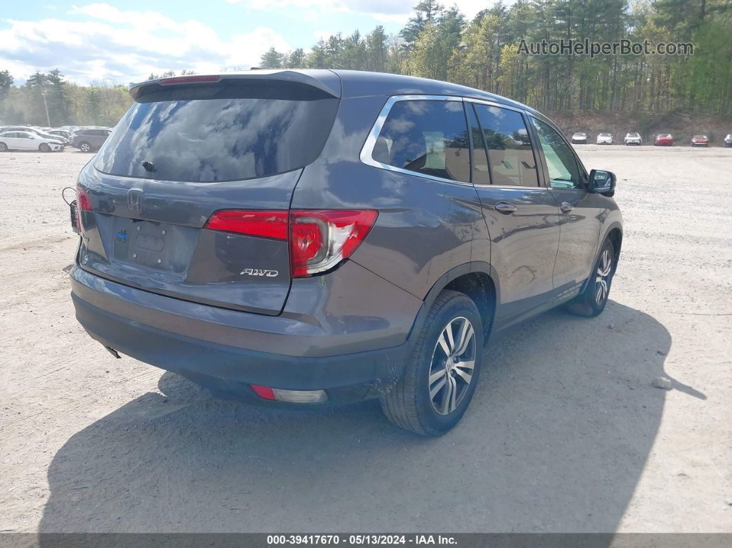 2016 Honda Pilot Ex-l Серый vin: 5FNYF6H70GB073998