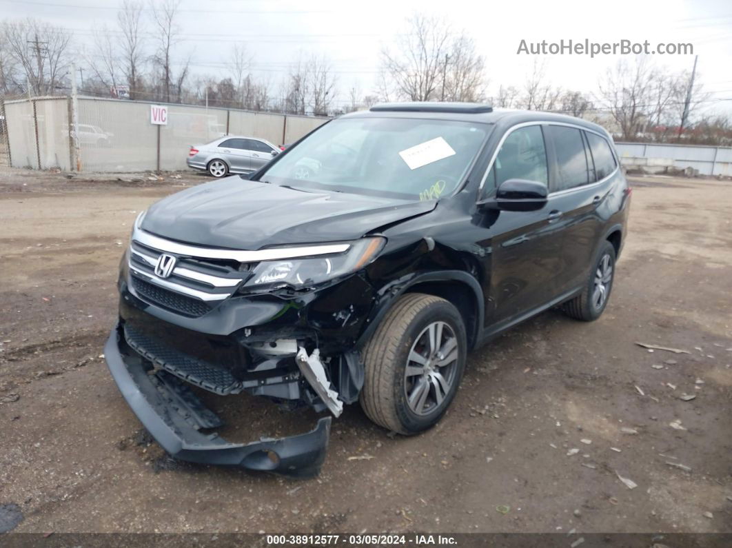 2017 Honda Pilot Ex-l Black vin: 5FNYF6H70HB102756