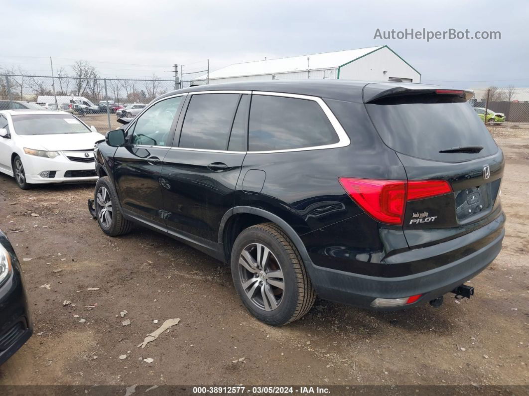 2017 Honda Pilot Ex-l Черный vin: 5FNYF6H70HB102756