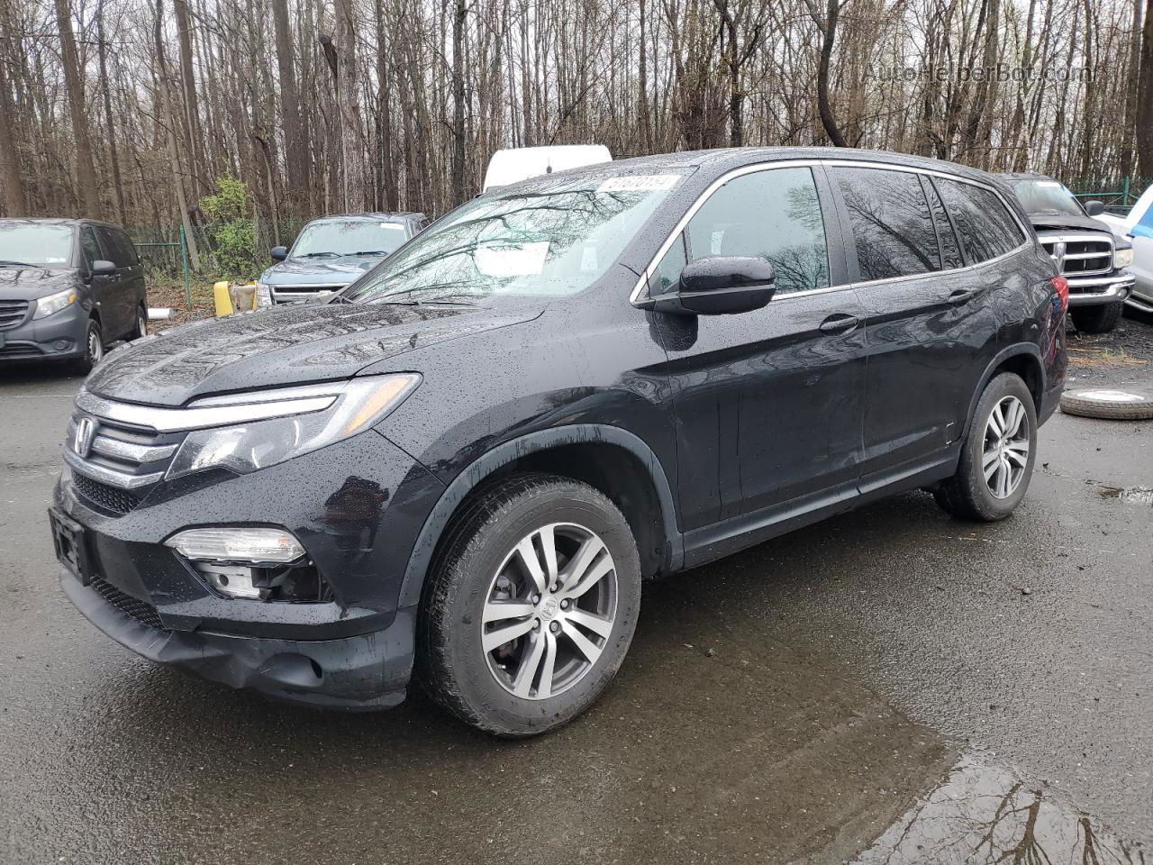 2016 Honda Pilot Exln Black vin: 5FNYF6H71GB062573