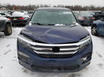 2016 Honda Pilot Exln Синий vin: 5FNYF6H73GB102877