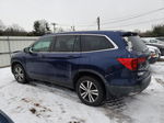 2016 Honda Pilot Exln Синий vin: 5FNYF6H73GB102877