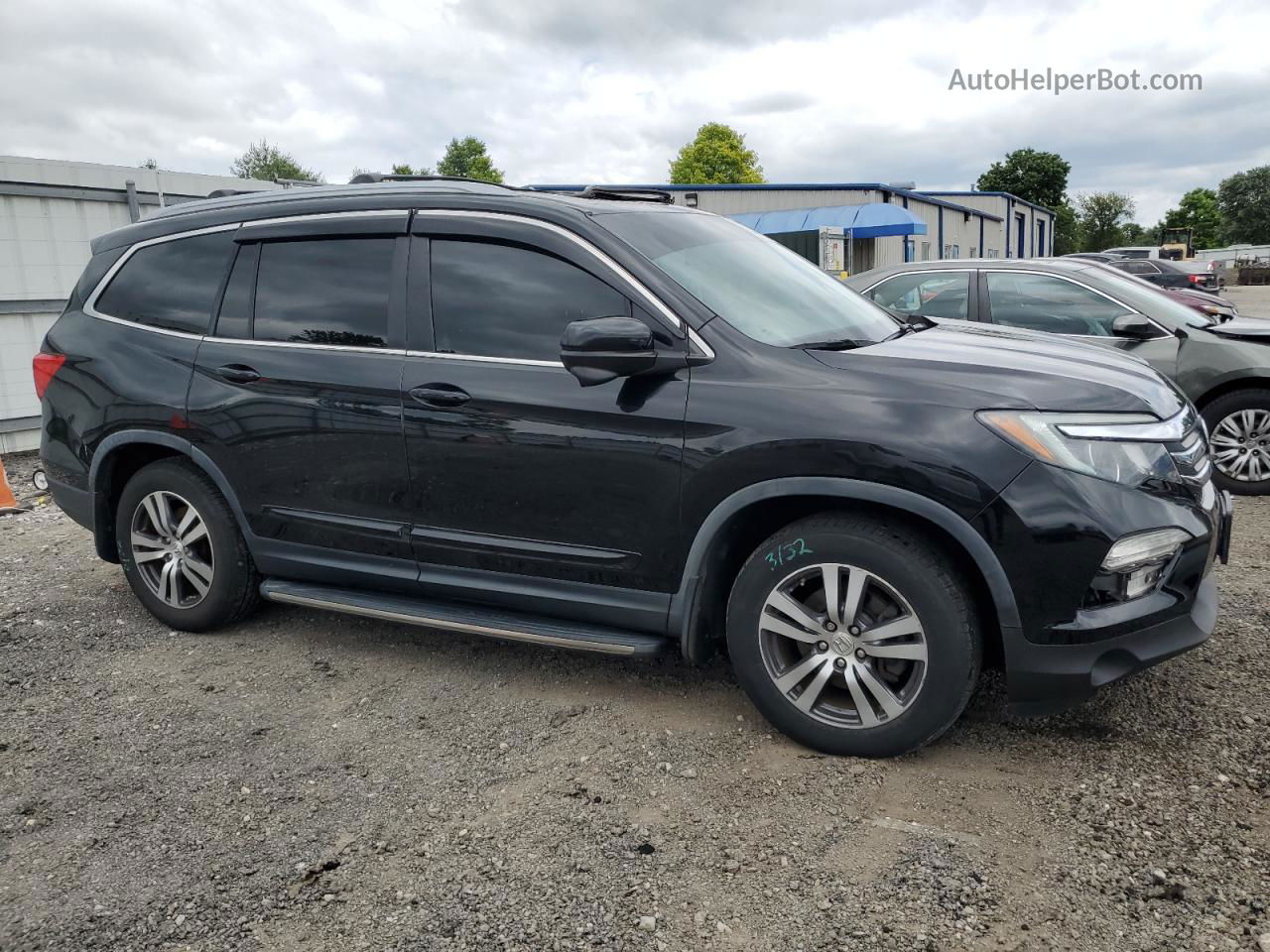 2017 Honda Pilot Exln Black vin: 5FNYF6H75HB048371