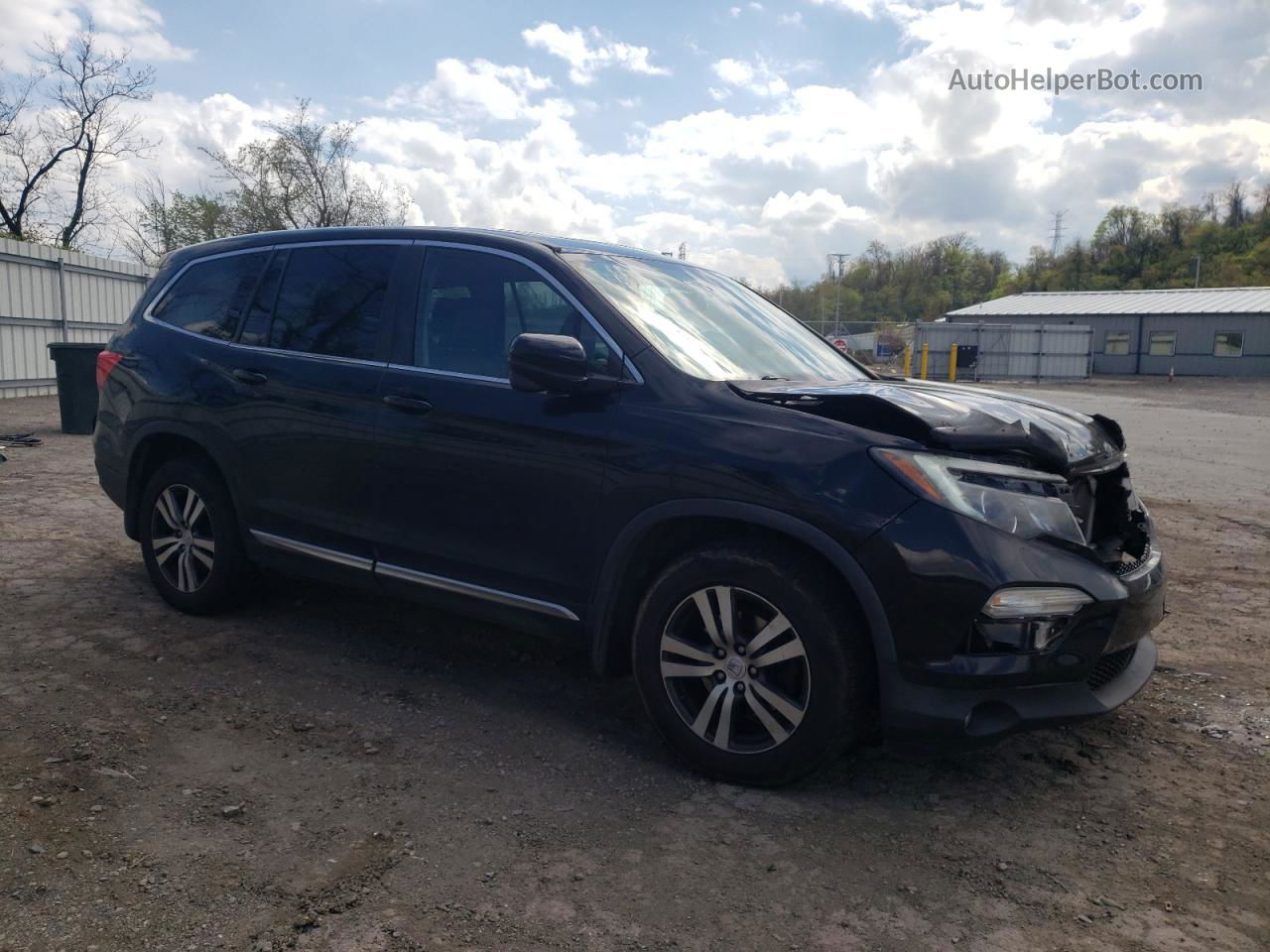 2016 Honda Pilot Exln Charcoal vin: 5FNYF6H77GB049214