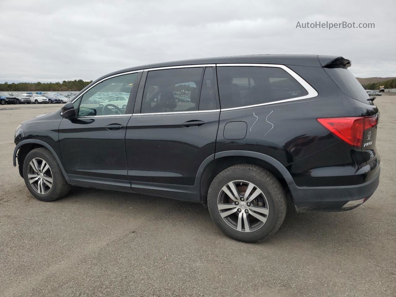 2017 Honda Pilot Exln Black vin: 5FNYF6H77HB008700