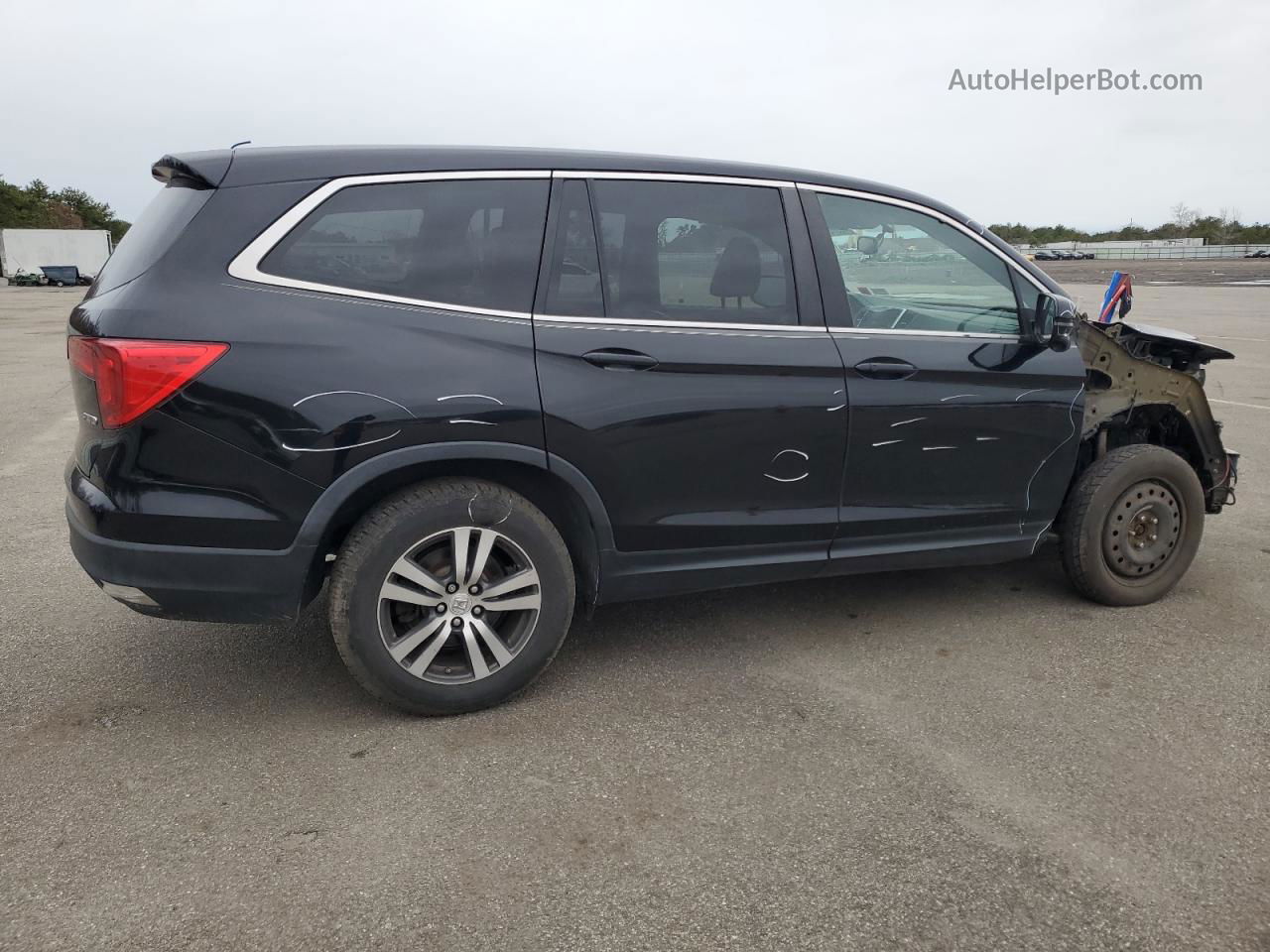 2017 Honda Pilot Exln Black vin: 5FNYF6H77HB008700