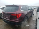 2016 Honda Pilot Exln Burgundy vin: 5FNYF6H78GB083940