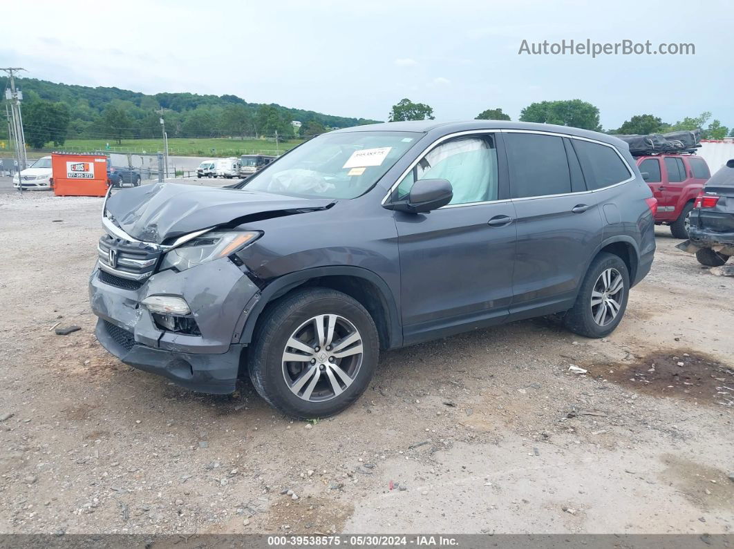 2016 Honda Pilot Ex-l Серый vin: 5FNYF6H78GB102745