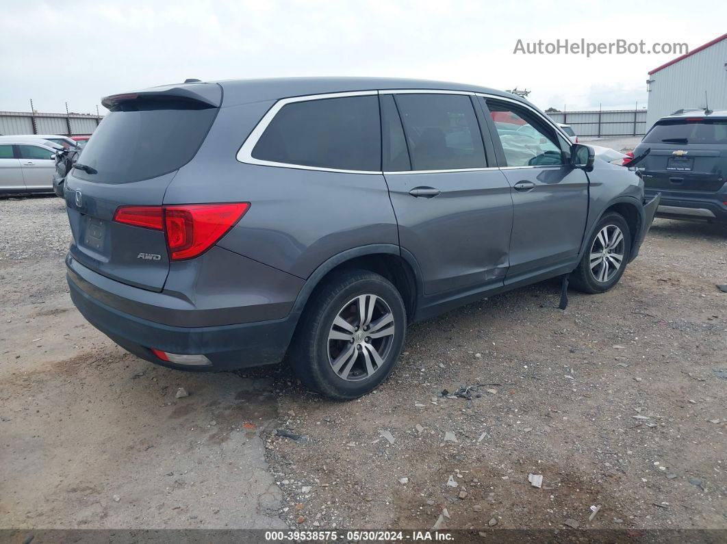 2016 Honda Pilot Ex-l Серый vin: 5FNYF6H78GB102745