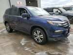 2017 Honda Pilot Exln Blue vin: 5FNYF6H78HB012027