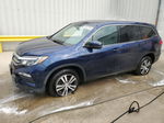 2017 Honda Pilot Exln Blue vin: 5FNYF6H78HB012027