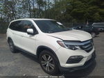 2017 Honda Pilot Ex-l Белый vin: 5FNYF6H79HB019665