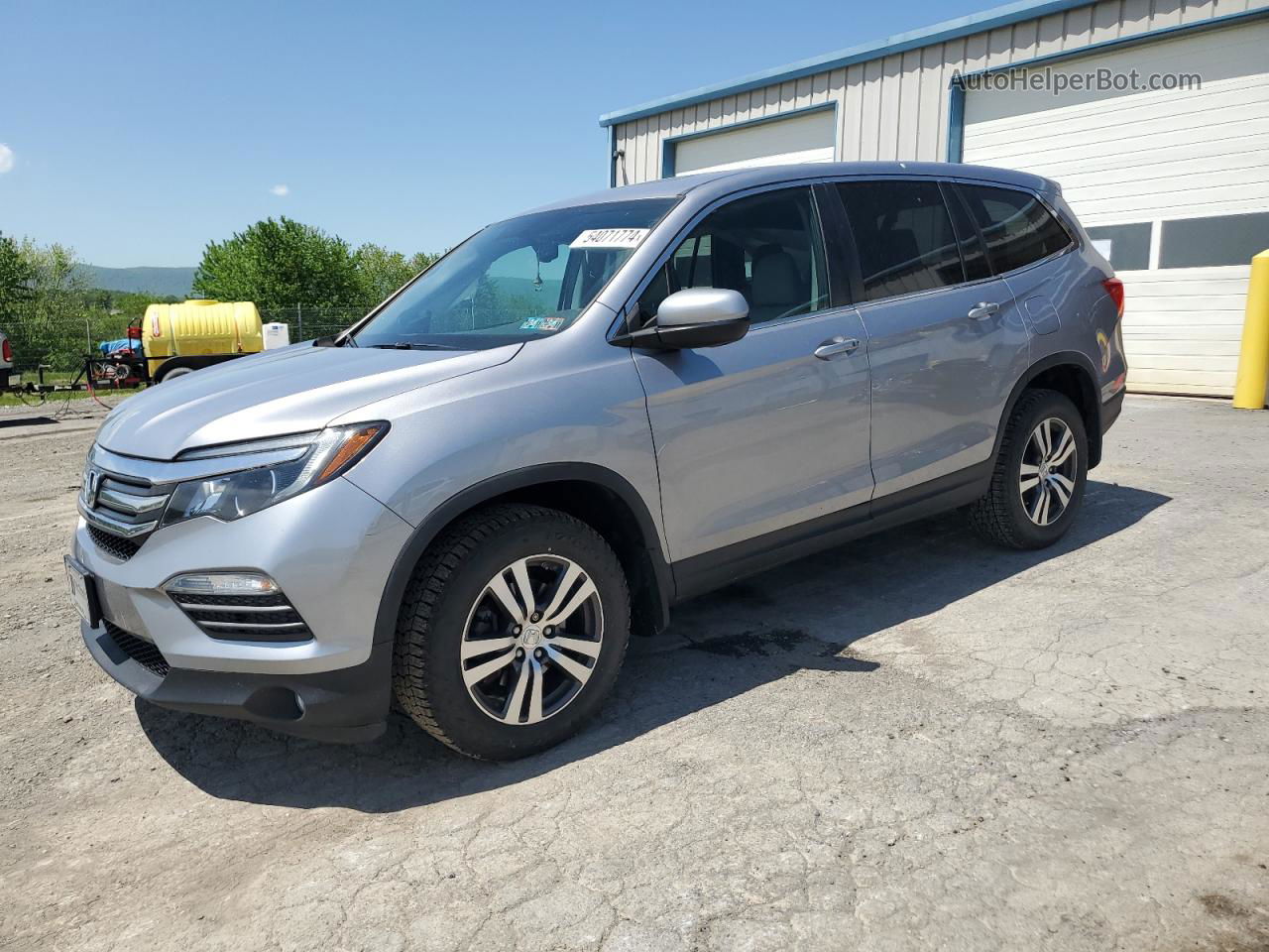 2016 Honda Pilot Exl Серебряный vin: 5FNYF6H80GB005922