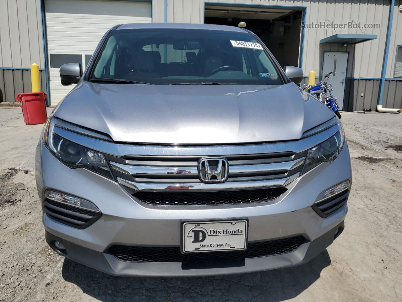 2016 Honda Pilot Exl Серебряный vin: 5FNYF6H80GB005922