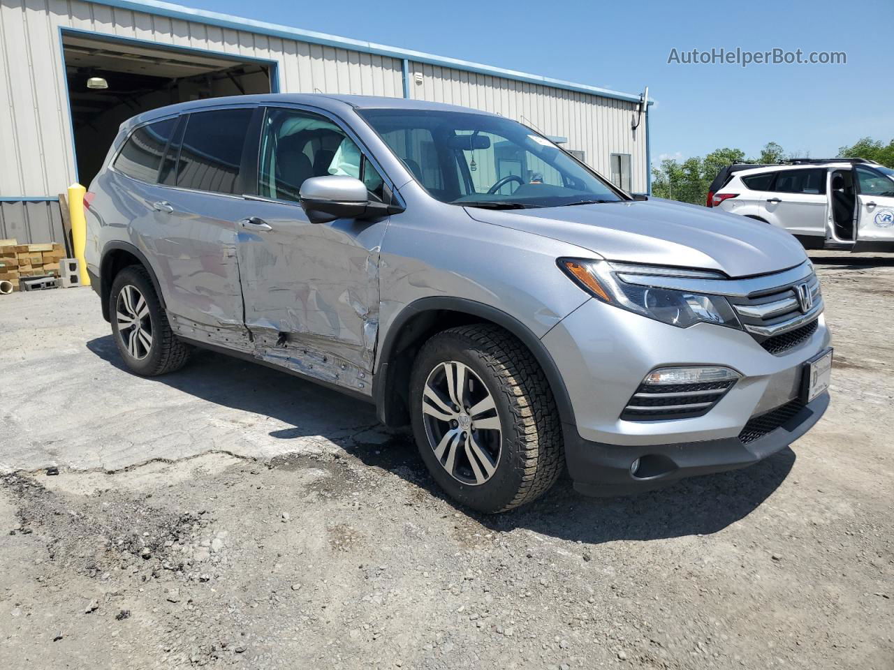 2016 Honda Pilot Exl Серебряный vin: 5FNYF6H80GB005922