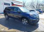 2016 Honda Pilot Ex-l Blue vin: 5FNYF6H80GB018492