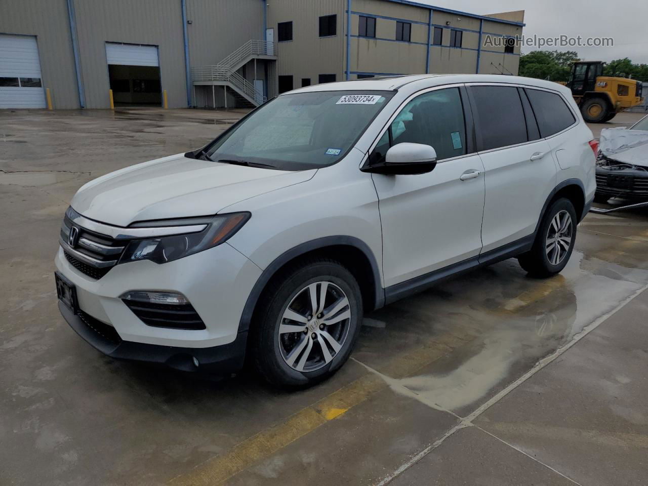 2016 Honda Pilot Exl White vin: 5FNYF6H80GB040797