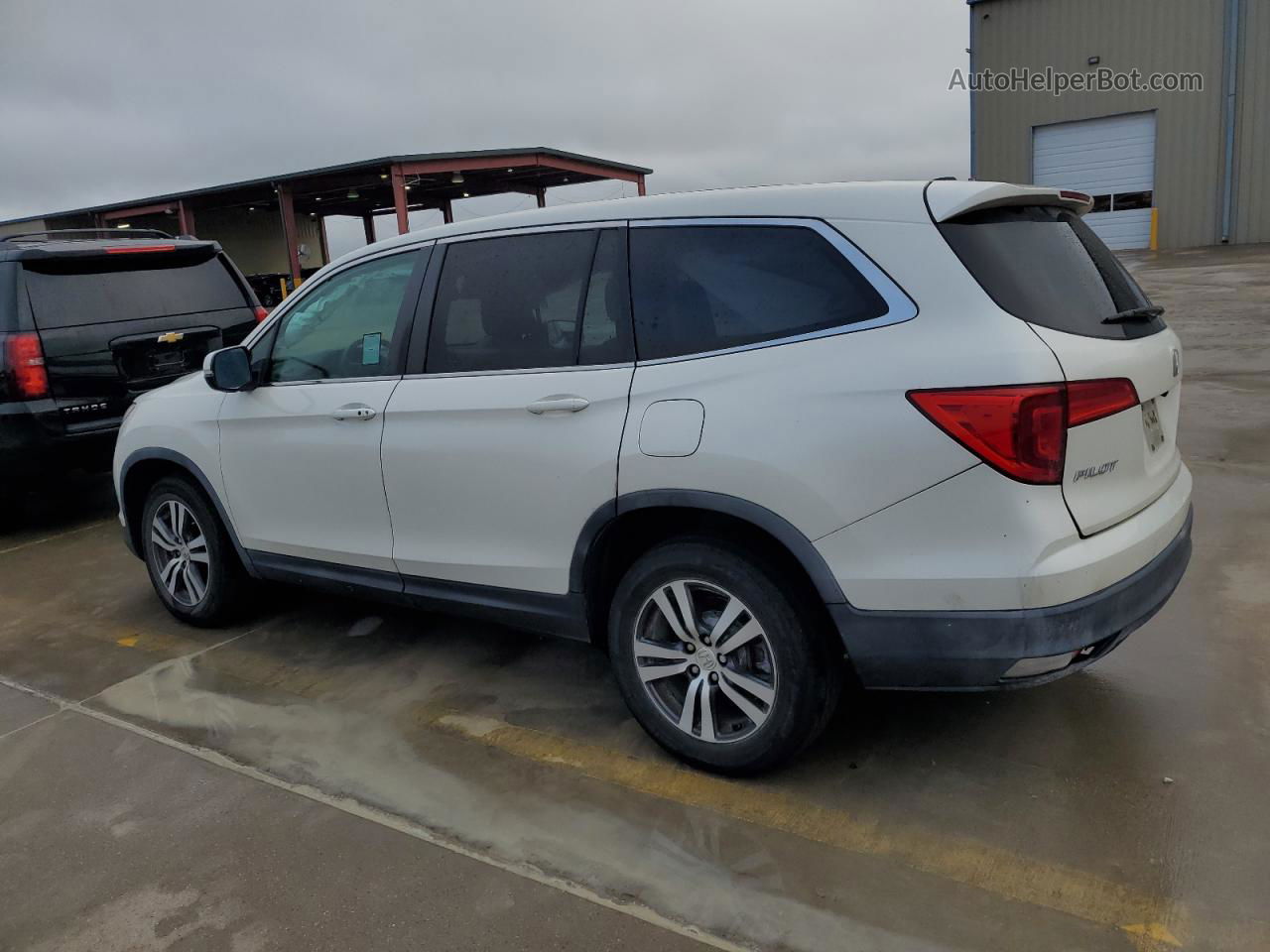 2016 Honda Pilot Exl White vin: 5FNYF6H80GB040797