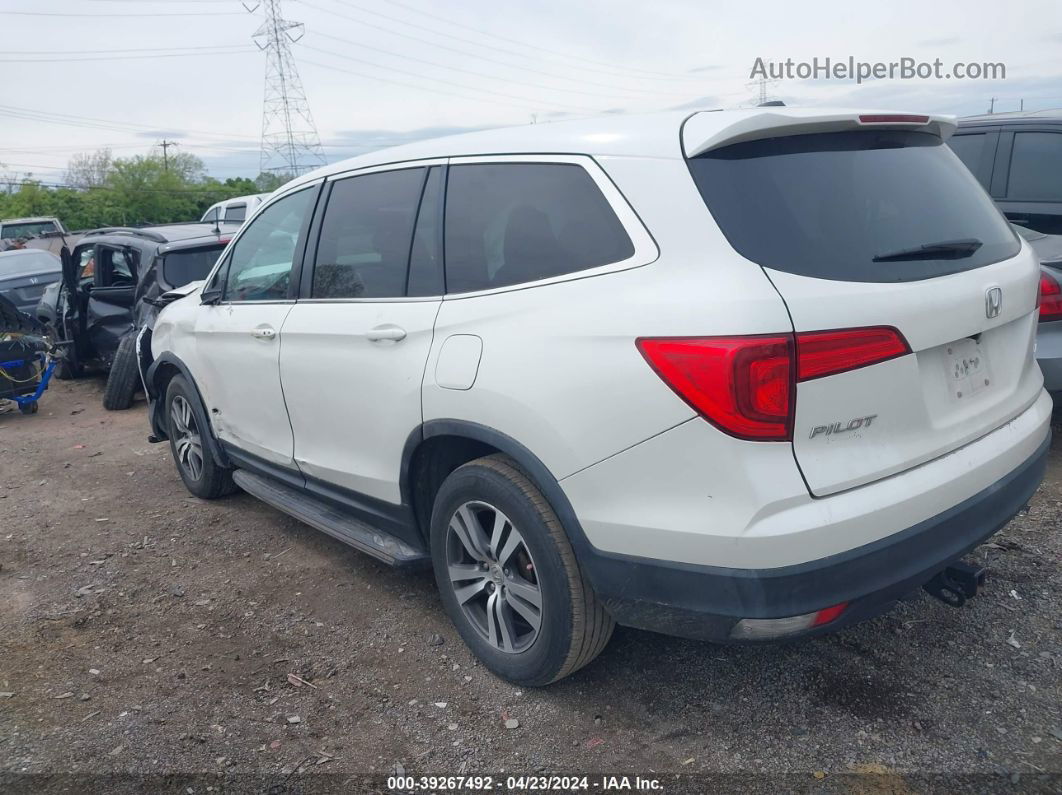 2016 Honda Pilot Ex-l White vin: 5FNYF6H80GB040802