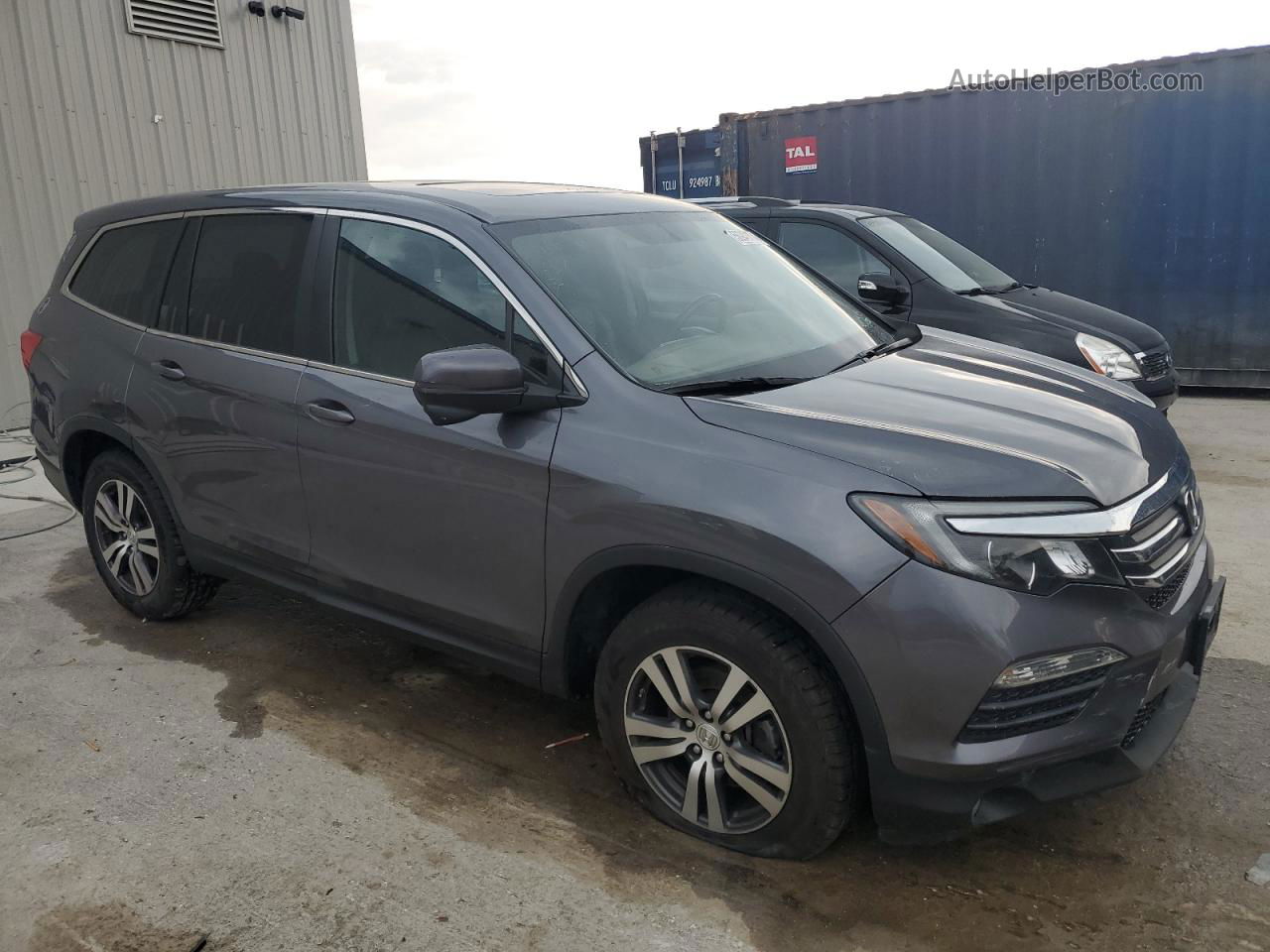 2016 Honda Pilot Exl Gray vin: 5FNYF6H81GB008389