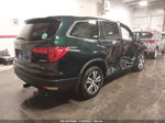 2016 Honda Pilot Ex-l Зеленый vin: 5FNYF6H82GB076538