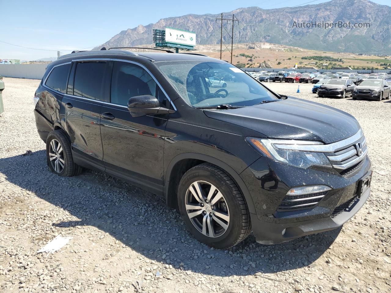 2016 Honda Pilot Exl Black vin: 5FNYF6H83GB004196