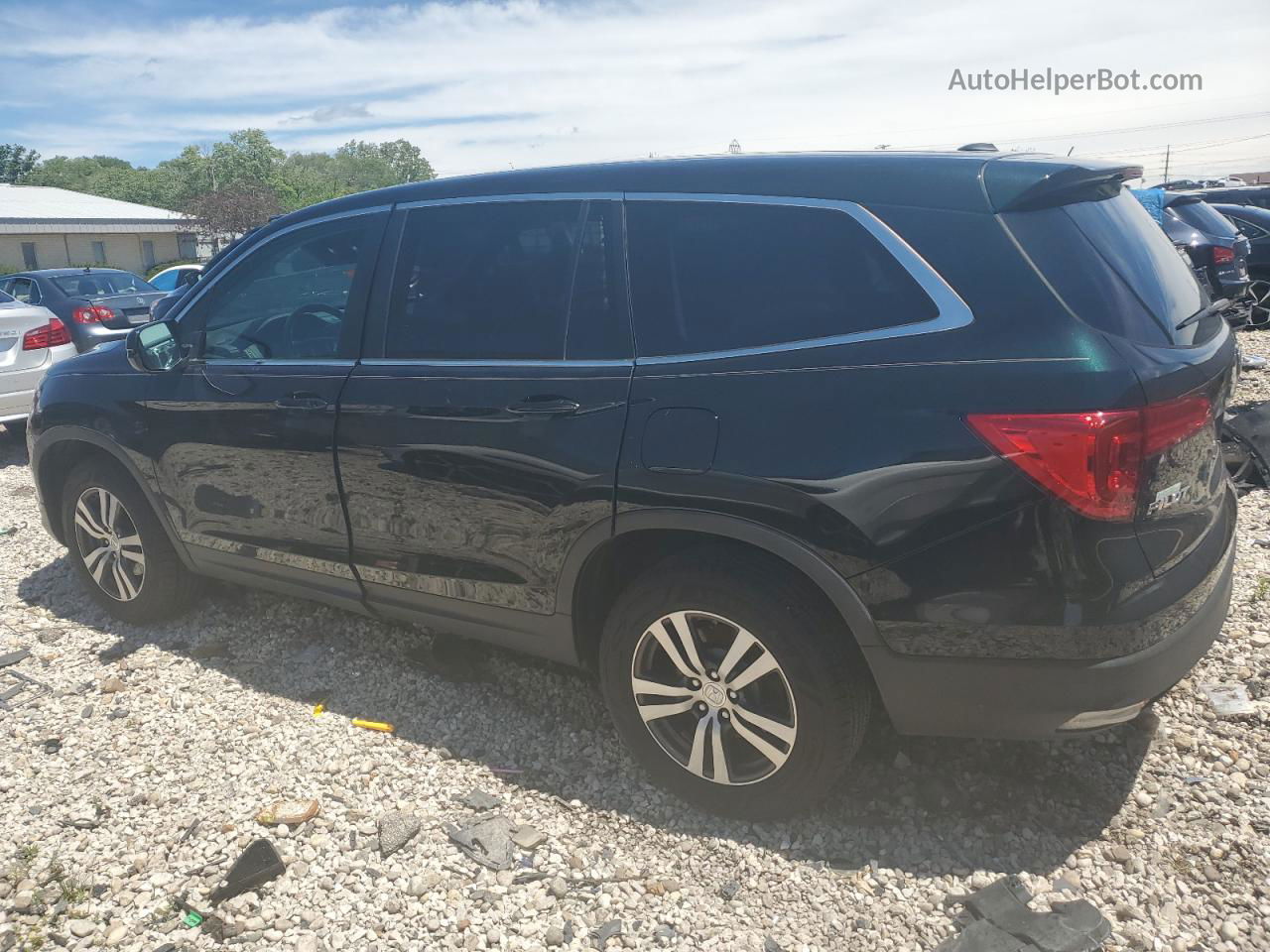 2016 Honda Pilot Exl Зеленый vin: 5FNYF6H84GB016437