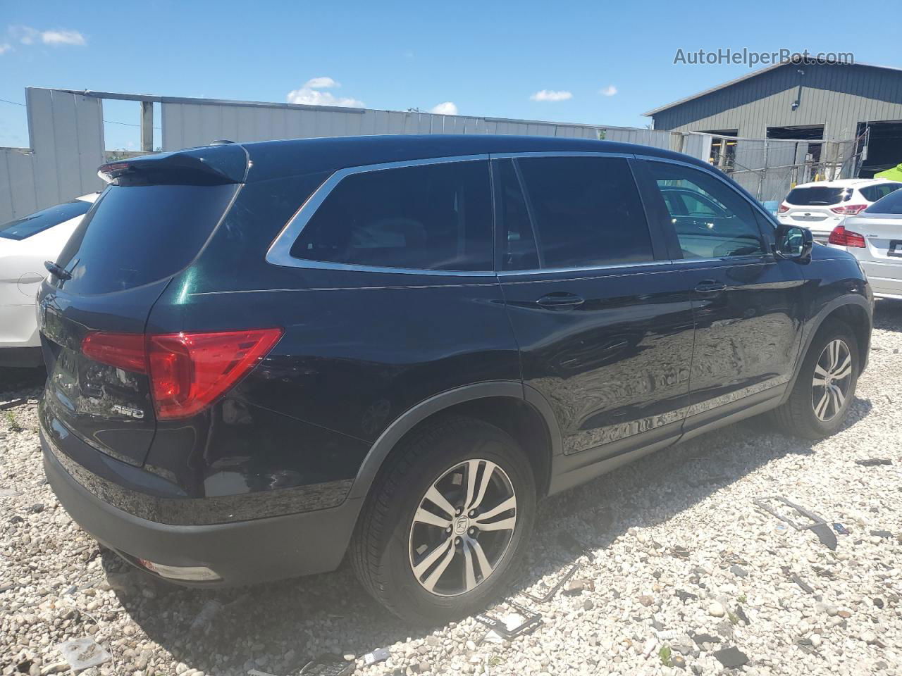 2016 Honda Pilot Exl Green vin: 5FNYF6H84GB016437