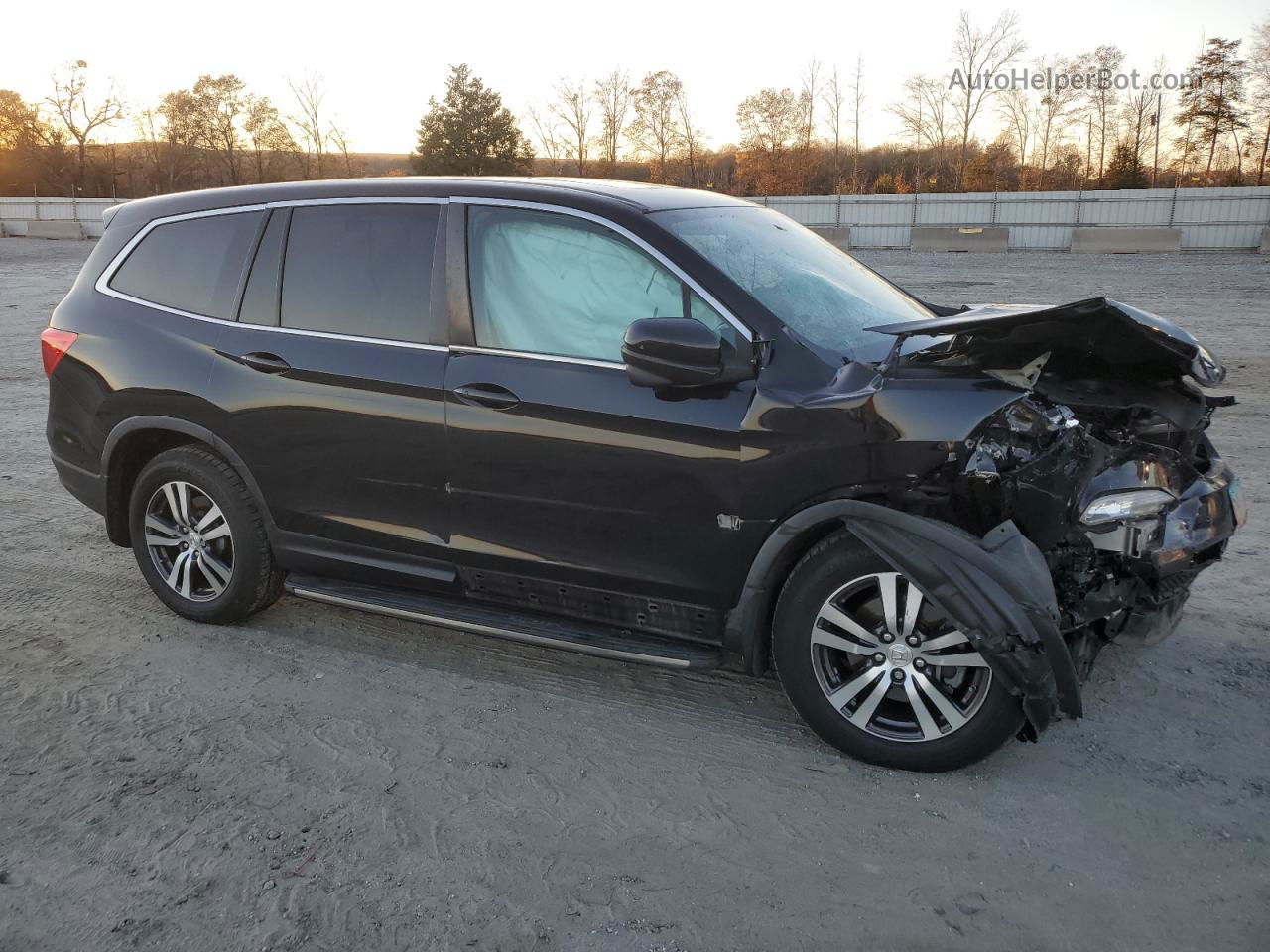 2016 Honda Pilot Exl Black vin: 5FNYF6H84GB077237