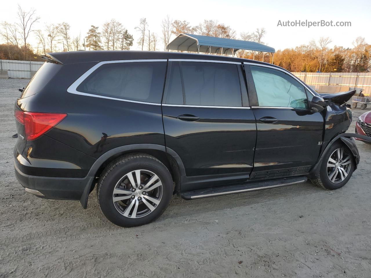 2016 Honda Pilot Exl Черный vin: 5FNYF6H84GB077237