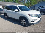 2017 Honda Pilot Ex-l White vin: 5FNYF6H87HB089433