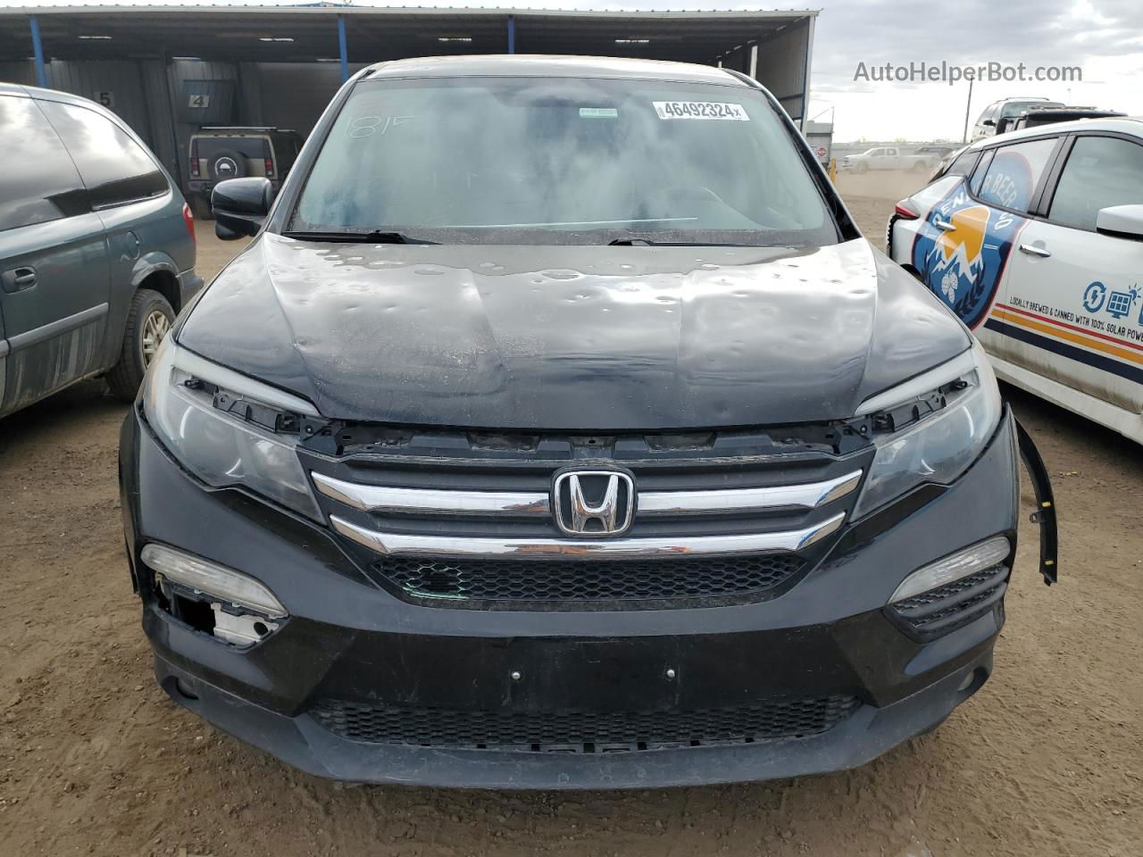 2016 Honda Pilot Exl Black vin: 5FNYF6H89GB068050