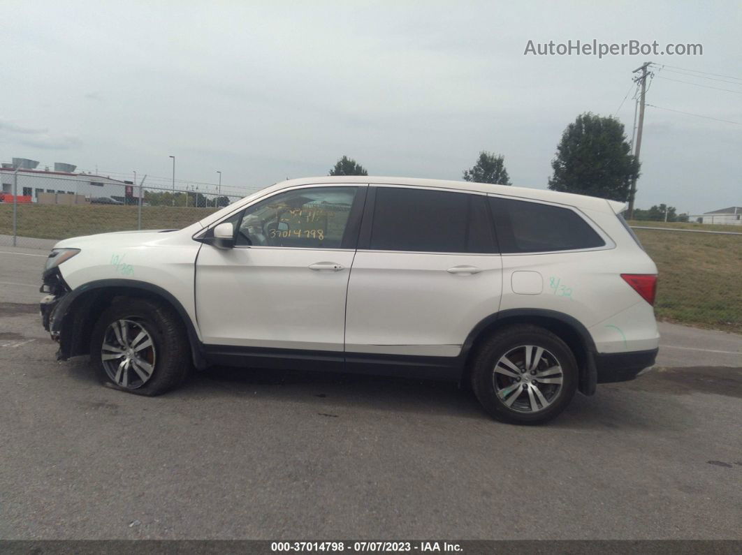 2017 Honda Pilot Ex-l White vin: 5FNYF6H89HB078398