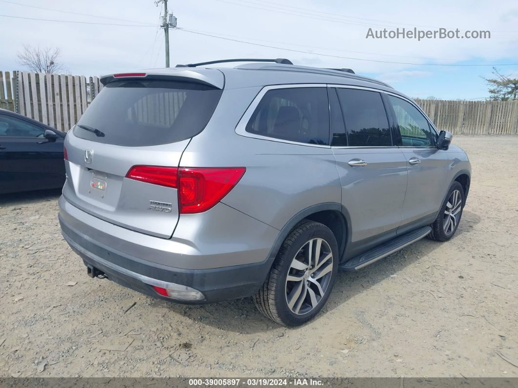 2016 Honda Pilot Touring Silver vin: 5FNYF6H90GB021823