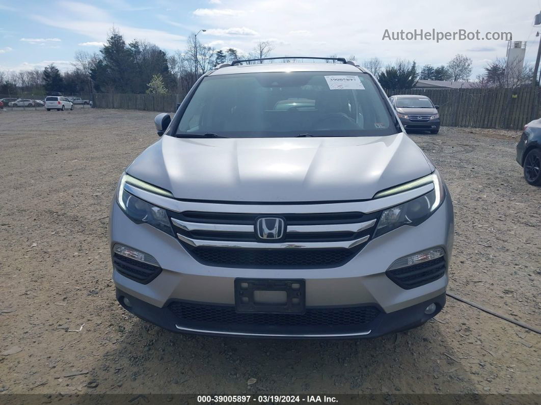 2016 Honda Pilot Touring Silver vin: 5FNYF6H90GB021823