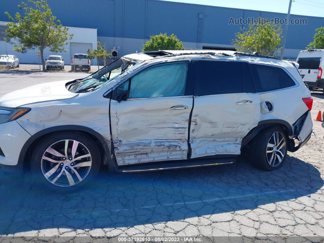 2016 Honda Pilot Touring White vin: 5FNYF6H90GB047774