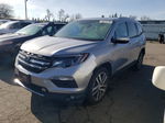 2016 Honda Pilot Touring Серебряный vin: 5FNYF6H90GB064980