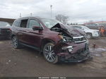 2017 Honda Pilot Touring Maroon vin: 5FNYF6H90HB014033