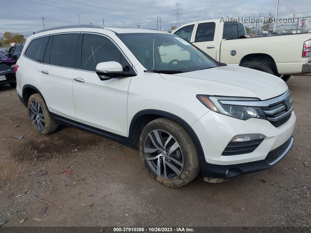 2017 Honda Pilot Touring White vin: 5FNYF6H90HB031334