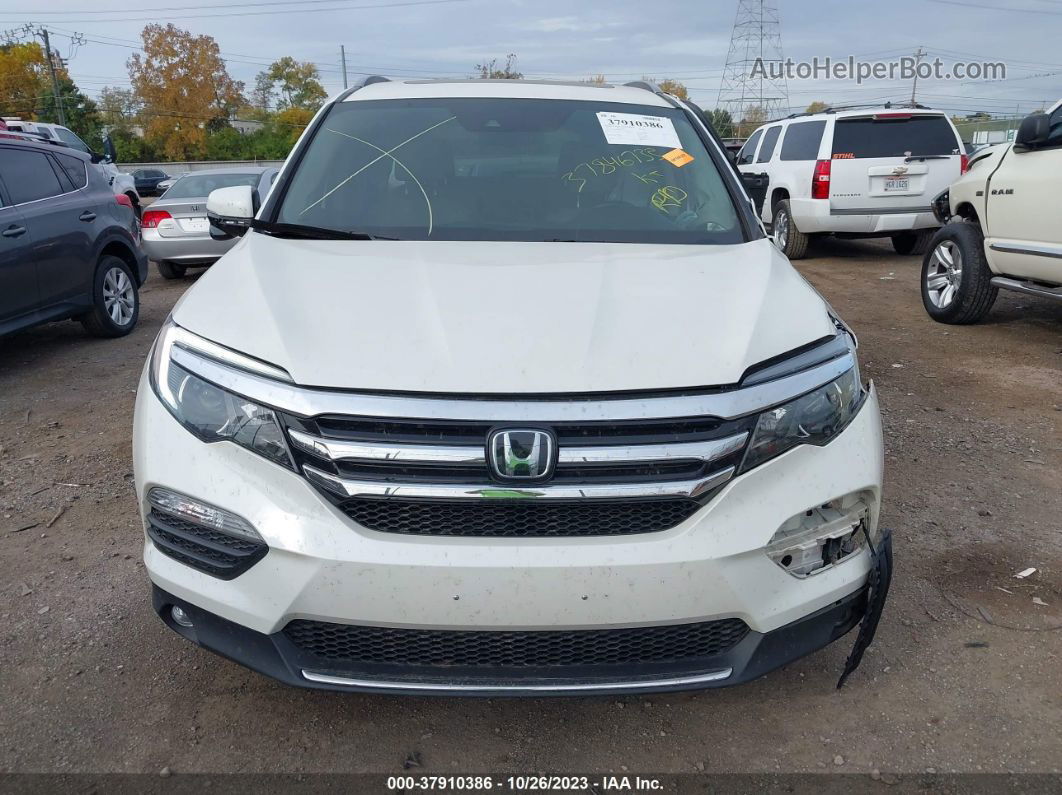 2017 Honda Pilot Touring White vin: 5FNYF6H90HB031334