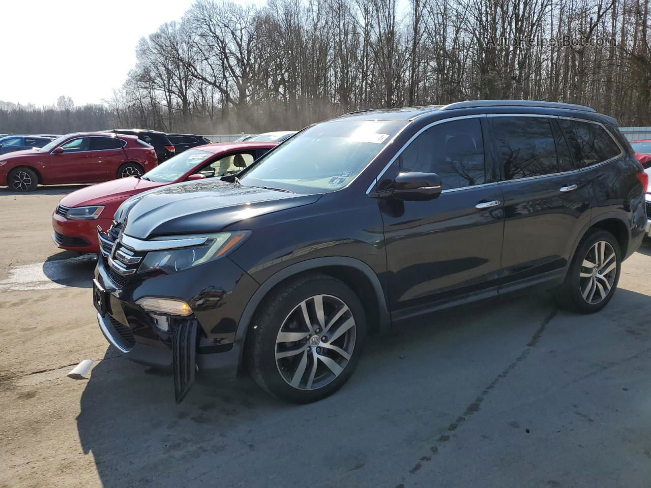 2017 Honda Pilot Touring Black vin: 5FNYF6H91HB002764