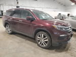 2017 Honda Pilot Touring Burgundy vin: 5FNYF6H91HB077609