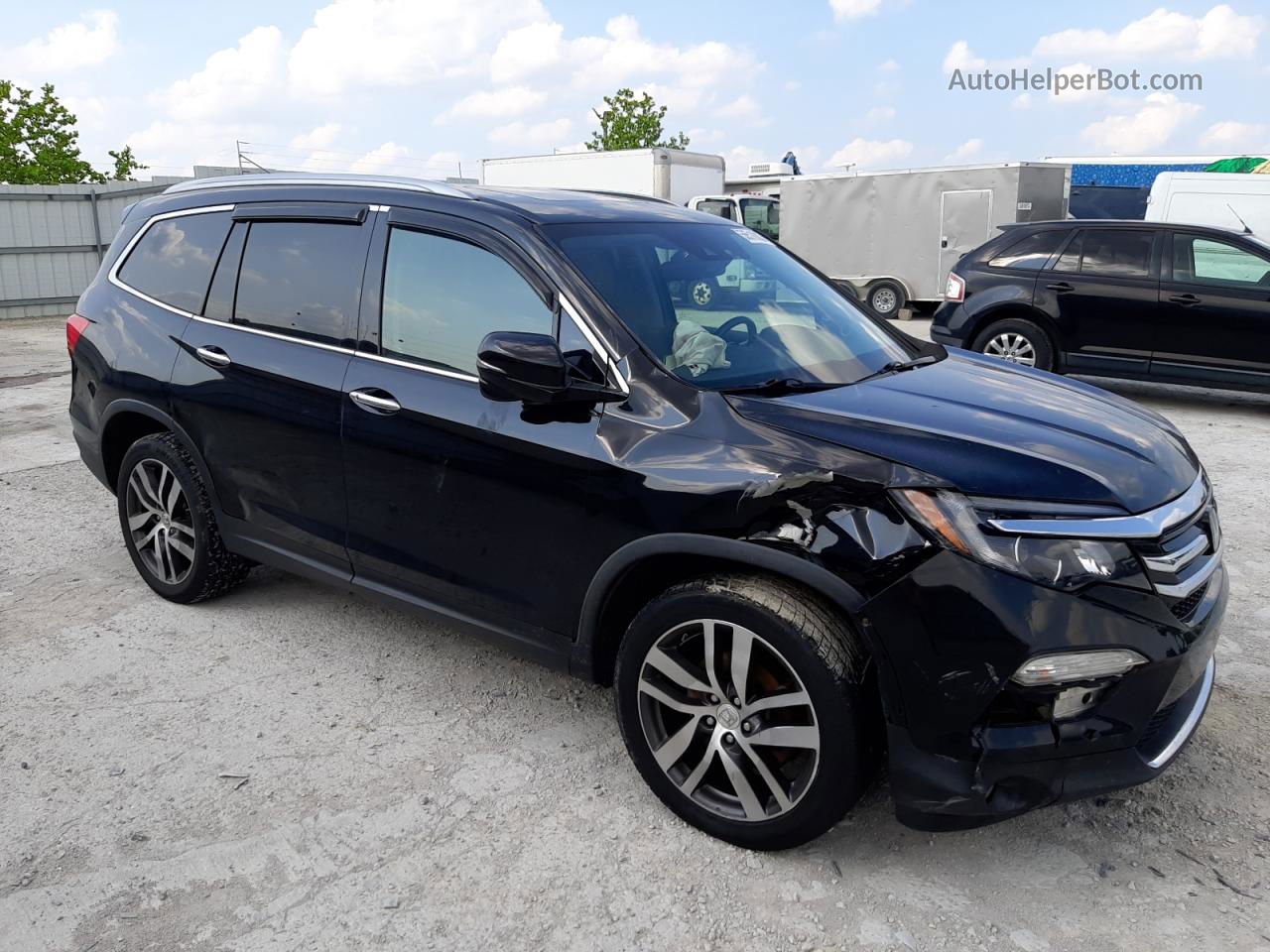 2016 Honda Pilot Touring Black vin: 5FNYF6H92GB081456