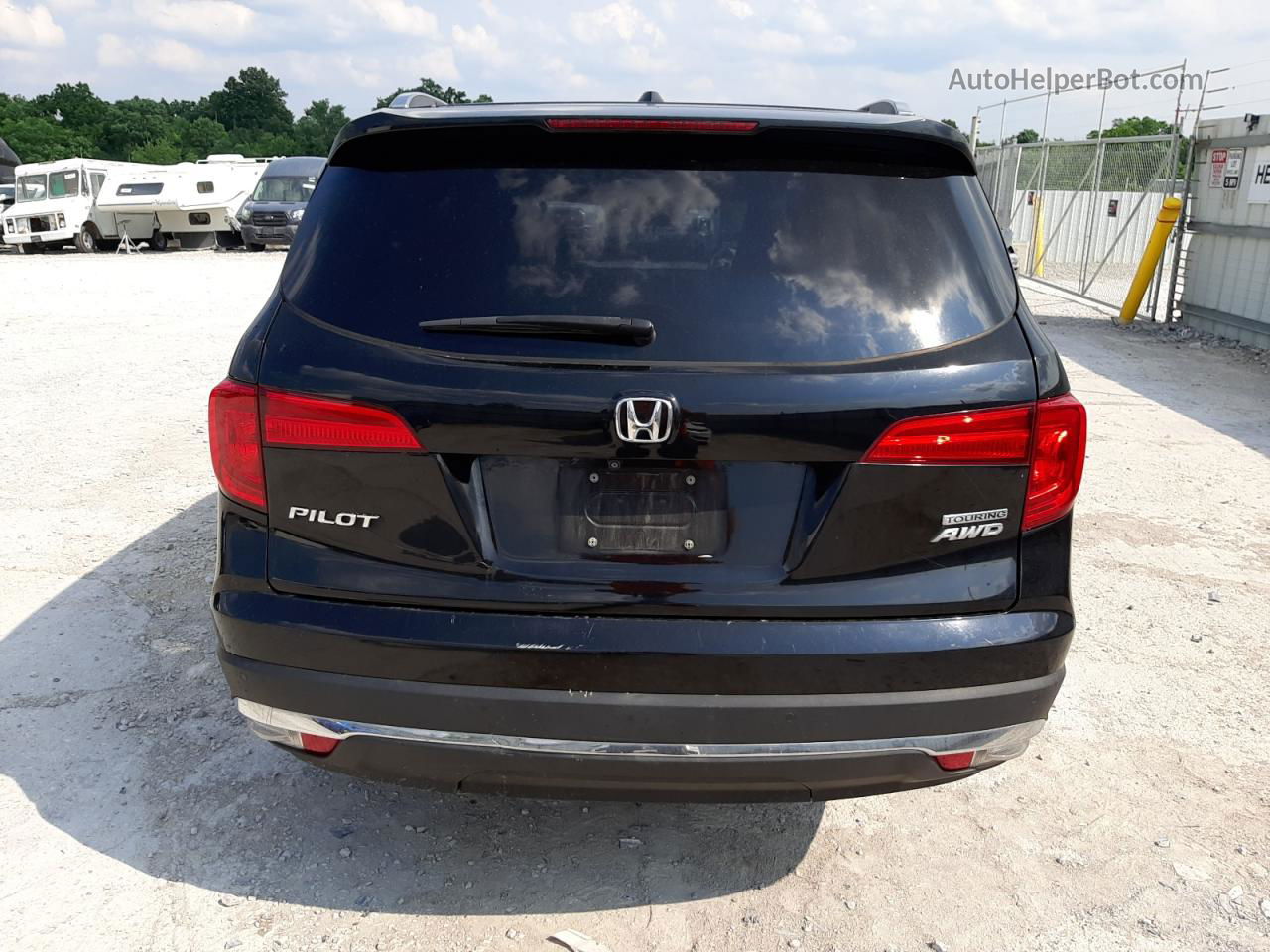 2016 Honda Pilot Touring Black vin: 5FNYF6H92GB081456