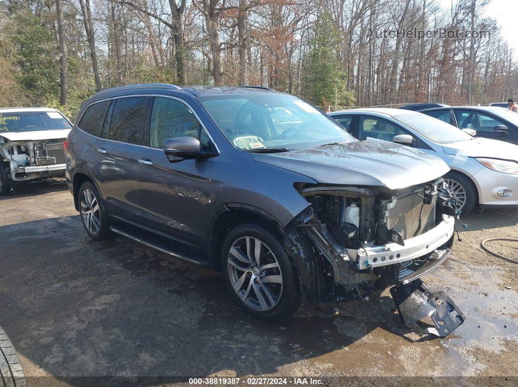 2016 Honda Pilot Touring Gray vin: 5FNYF6H92GB093896