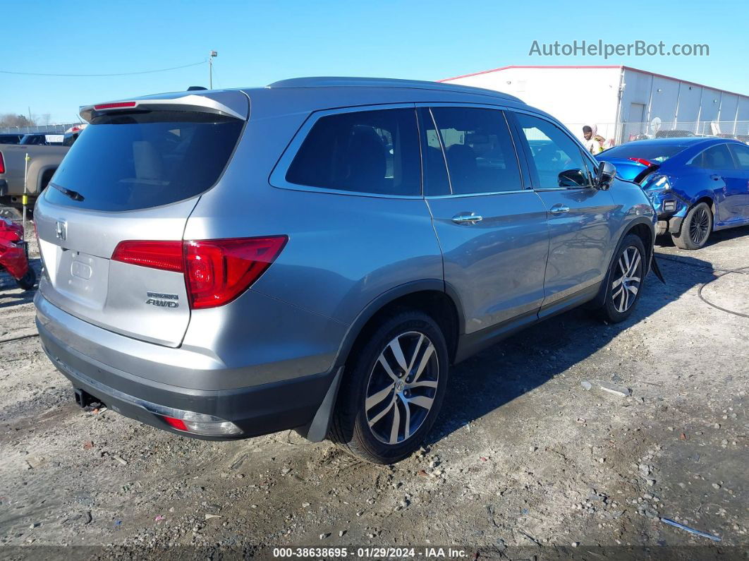 2017 Honda Pilot Touring Silver vin: 5FNYF6H92HB000697