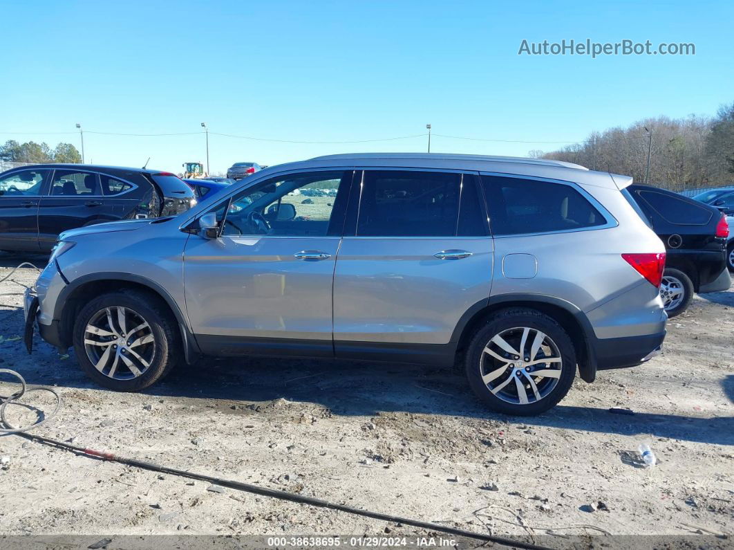 2017 Honda Pilot Touring Серебряный vin: 5FNYF6H92HB000697