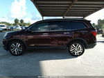 2017 Honda Pilot Touring Maroon vin: 5FNYF6H92HB054498